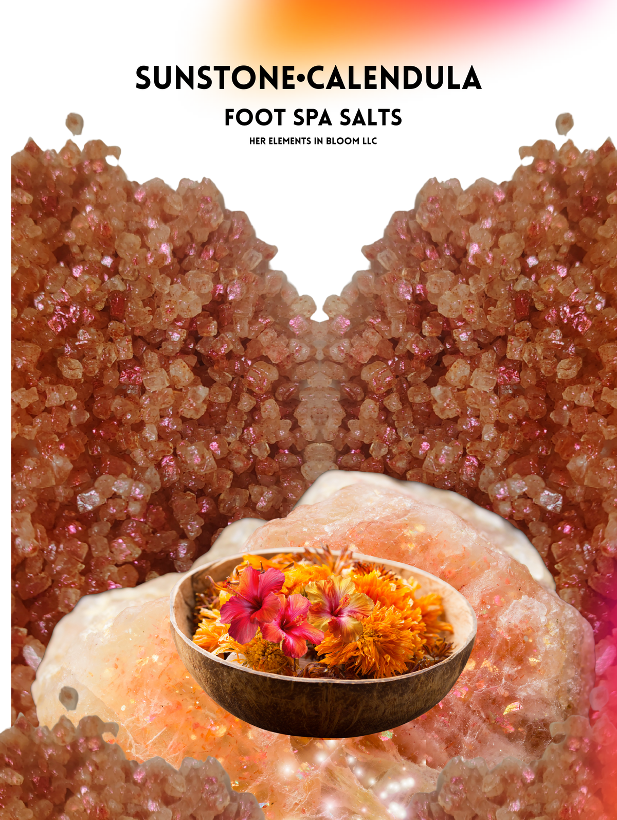 Sunstone • Calendula Foot Spa Salts 2 oz.