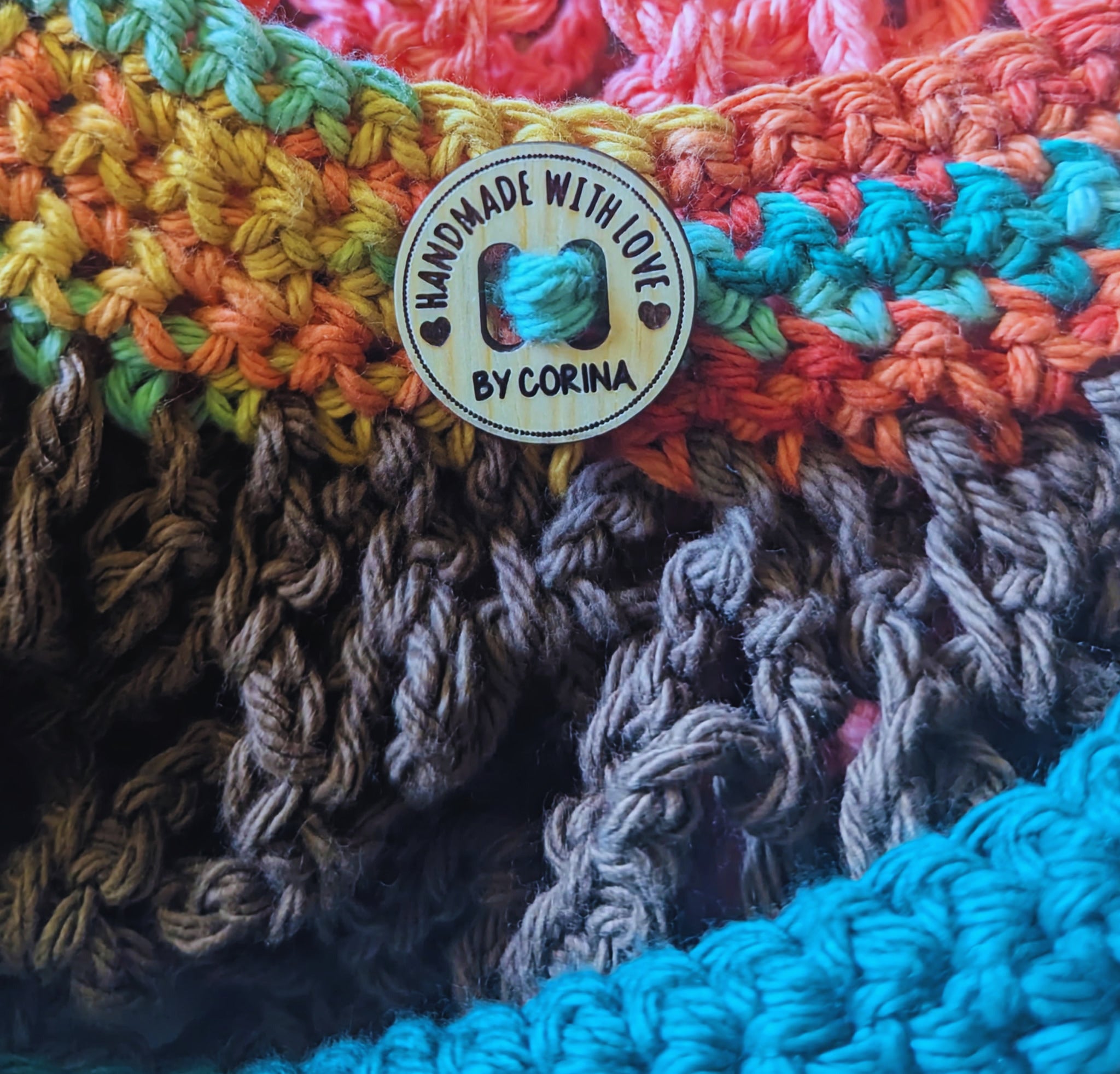 100% Cotton Crochet Market Bag